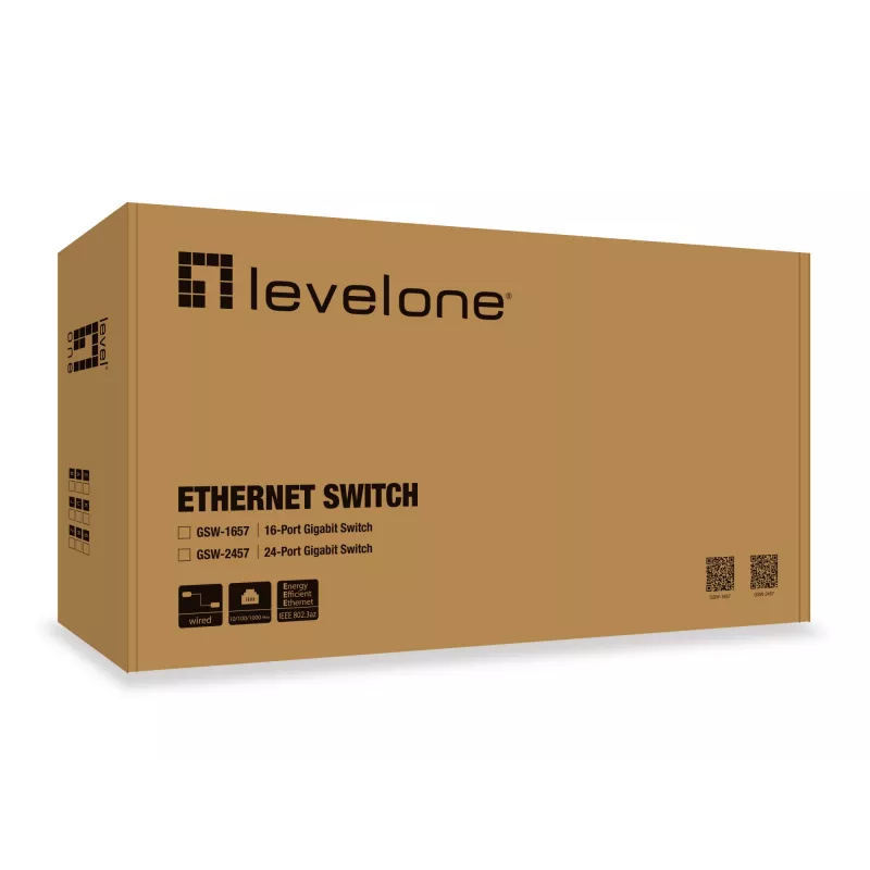 Nevaldomas jungiklis LevelOne GSW-2457 24 prievadų Gigabit