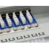 Equip 16 prievadų Cat.6 ekranuotas skirstomasis skydas, šviesiai pilkas, RJ-45, auksuotas, Cat6, montavimui į stelažą, 1U, pilkas