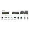 LevelOne KVM-0421 4 prievadų USB VGA KVM jungiklis su garsu