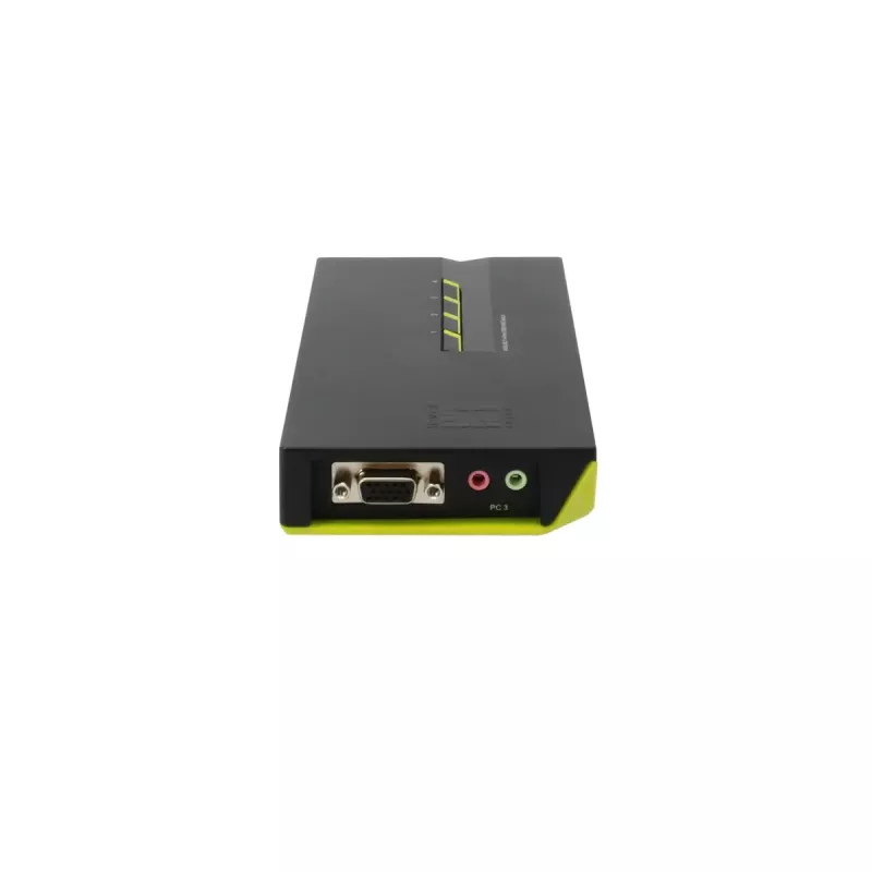 LevelOne KVM-0421 4 prievadų USB VGA KVM jungiklis su garsu