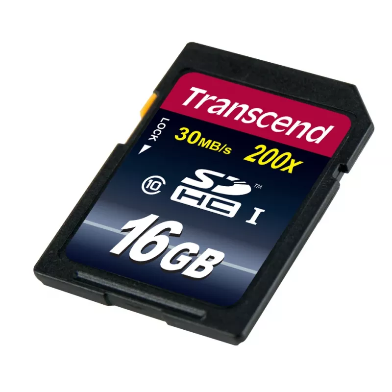 Flash atminties kortelė Transcend 16GB SDHC Class 10 TS16GSDHC10
