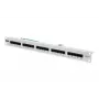 DIGITUS CAT 3 ISDN Patch Panel, neekranuotas, 25 prievadų RJ45, 8P4C, LSA, 1U, montavimui į stovą, spalva pilka RAL 7035