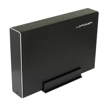 Išorinis 3.5 colio kietojo disko korpusas LC-POWER LC-35U3-BECRUX-C1, USB-C, aliuminis, juodas