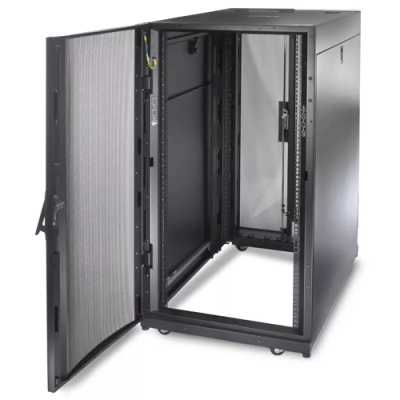 APC NetShelter SX, stelažo korpusas serveriams, 24U, juodas, 1198,5H x 600W x 1070D mm