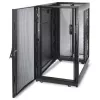 APC NetShelter SX, stelažo korpusas serveriams, 24U, juodas, 1198,5H x 600W x 1070D mm