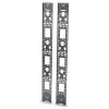 APC NetShelter SX, stelažo korpusas serveriams, 24U, juodas, 1198,5H x 600W x 1070D mm