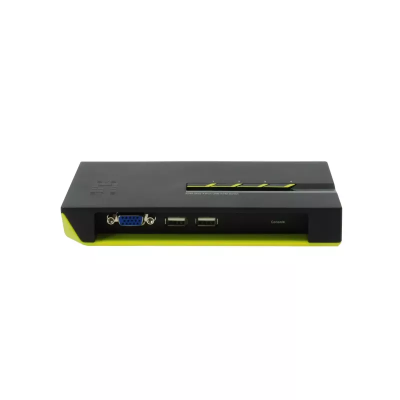 KVM jungiklis LevelOne 4 prievadų USB VGA KVM-0422