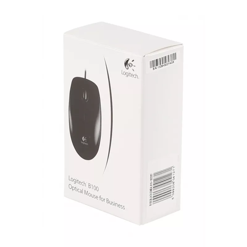 LOGITECH Pelė B100 - Optinė - Juoda