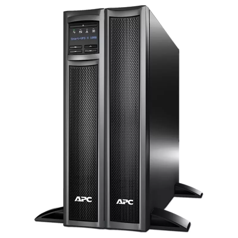 APC Smart-UPS X SMX1000I - 1000VA, 8x C13 išėjimai, USB, plečiamas veikimo laikas