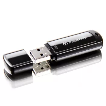 TRANSCEND JetFlash 700 128 GB USB atmintukas – USB 3.0 – juodas