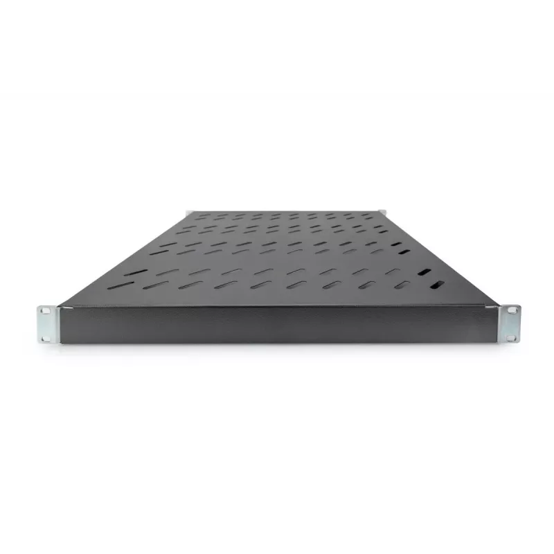 DIGITUS DN-97647 fiksuota lentyna 1U, 500 mm gylio, juoda (RAL 9005)