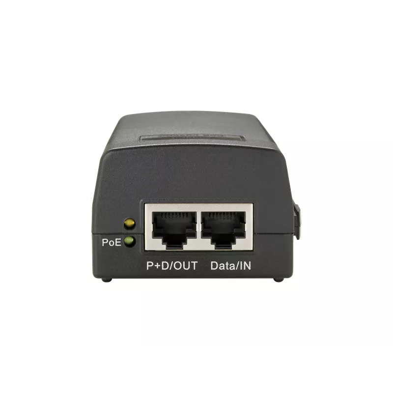 LevelOne POI-3000 gigabitinis PoE+ maitinimo injektorius, 30 W, juodas