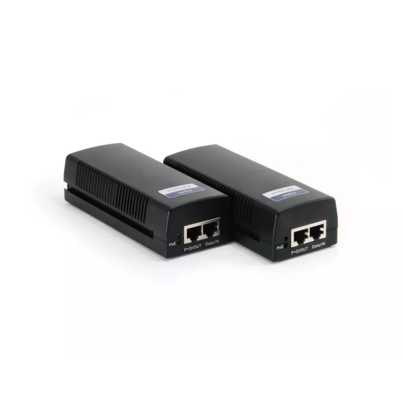 LevelOne POI-3000 gigabitinis PoE+ maitinimo injektorius, 30 W, juodas