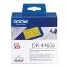 Brother DK-44605 etikečių ritinys geltonas 62 mm x 30,48 m