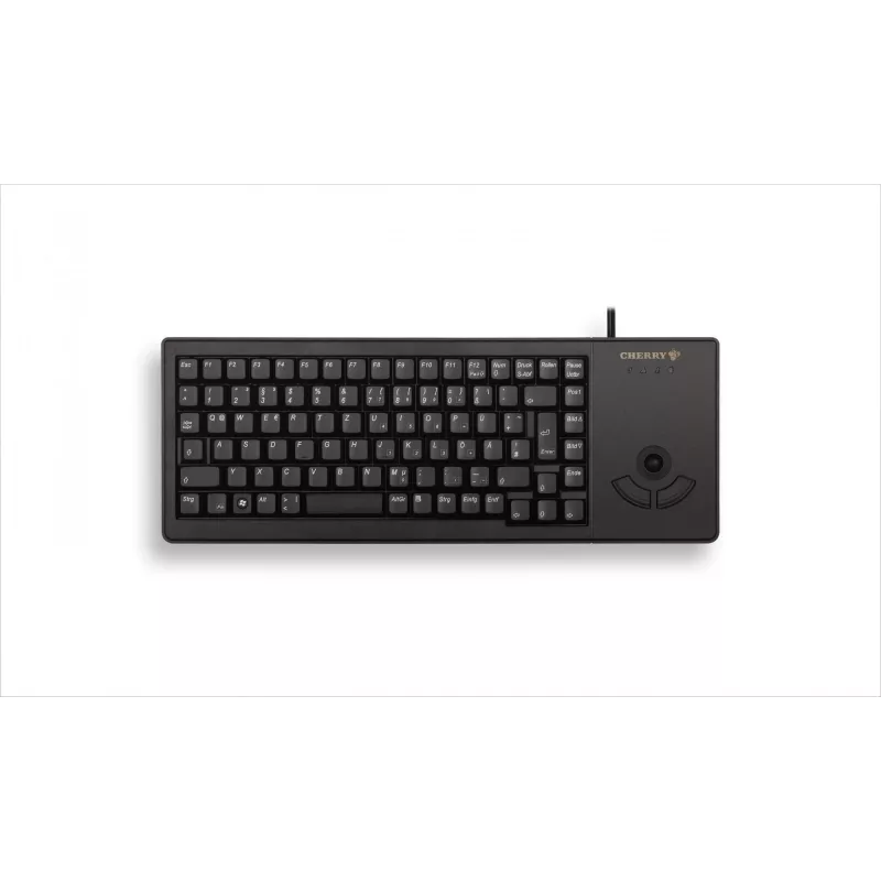 CHERRY XS Trackball G84-5400 klaviatūra Office USB QWERTZ vokiška juoda