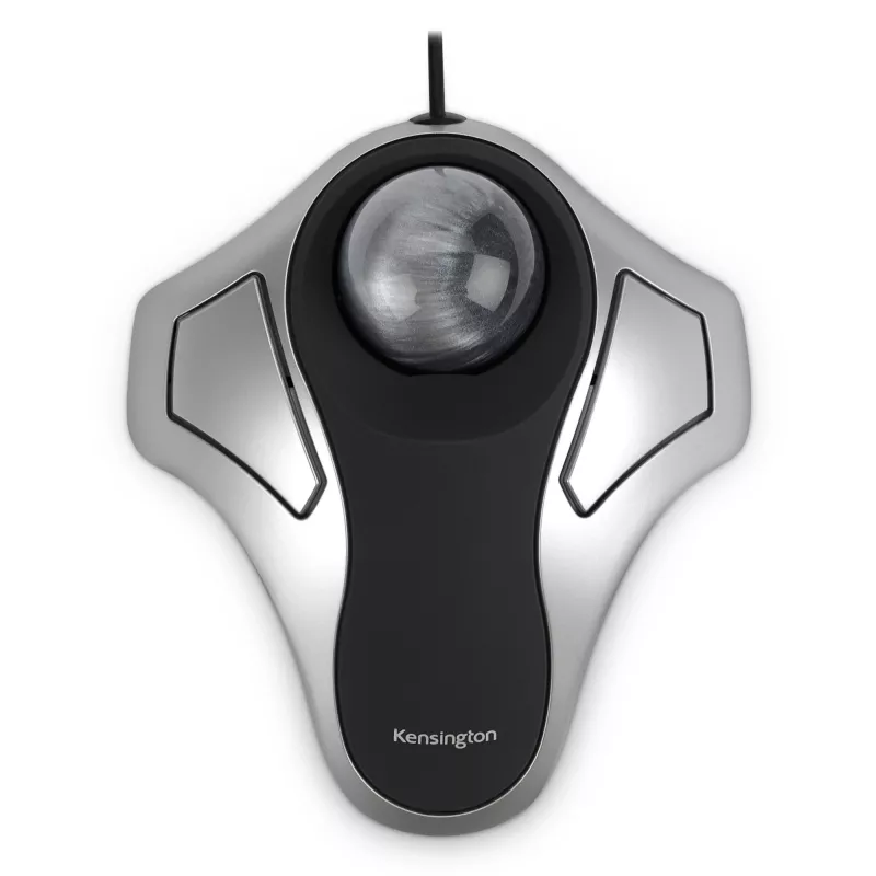 Kensington Orbit Optical Trackball, ambidekstrinis, optinis, USB Type-A, sidabrinis