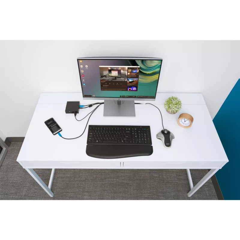 Kensington Orbit Optical Trackball, ambidekstrinis, optinis, USB Type-A, sidabrinis