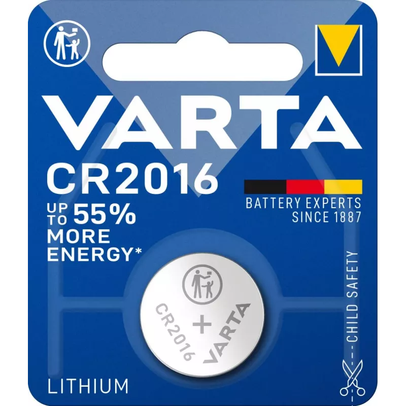 Vienkartinė baterija Varta CR2016 V 1-BL (6016)