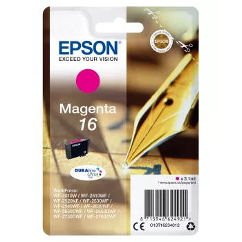 Epson rašalo kasetė DURABrite Ultra Ink, purpurinė, vienkartinė (16 ml)