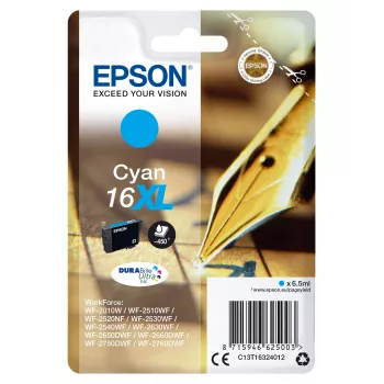 Epson 16XL DURABrite Ultra rašalo kasetė Cyan (viena)
