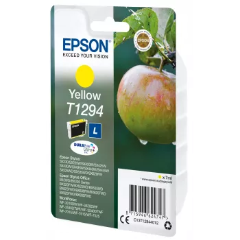 Epson Apple Singlepack Yellow T1294 DURABrite Ultra rašalas, geltonas, pigmentinis, 7 ml, 1 vnt., 616 puslapių