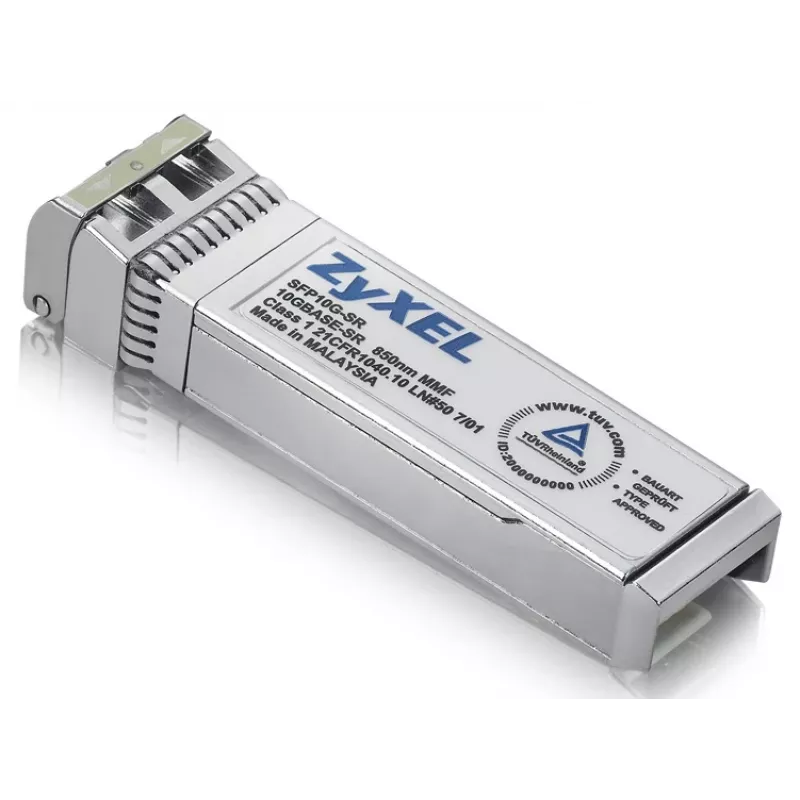 Zyxel SFP10G-SR tinklo siųstuvas-imtuvas, šviesolaidinis, 10000 Mbit/s, SFP+, 850 nm
