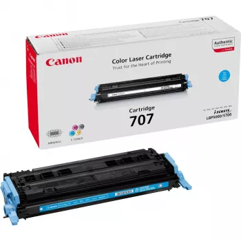Kasetė Canon 707 Original Cyan