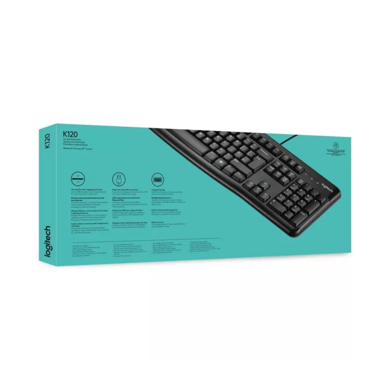 LOGITECH OEM klaviatūra K120 AZERTY prancūziška