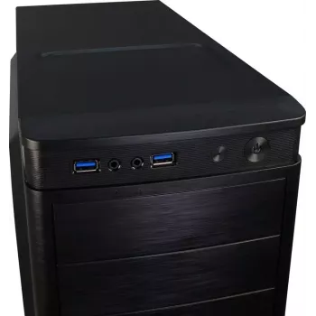PC korpusas Inter-Tech IT-5905 Midi Tower juodas