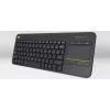 LOGITECH belaidė jutiklinė klaviatūra K400 Plus - juoda - QWERTZ vokiška