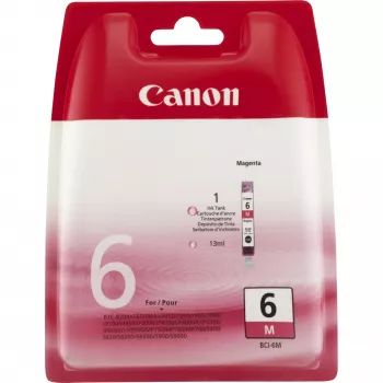 Rašalo kasetė Canon BCI-6M 4707A002 (rausvai raudona)