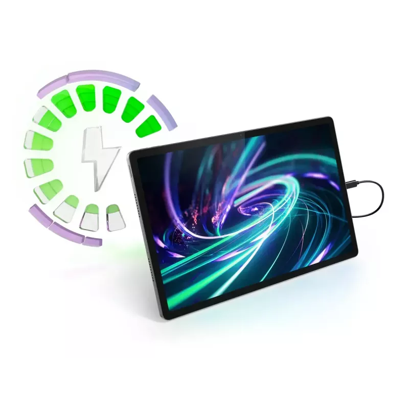 Lenovo Idea Tab Pro 12.7 inch planšetinis kompiuteris, MediaTek Dimensity 8300, 8 GB RAM, 128 GB atminties, Wi-Fi 6E, Android 14, pilka
