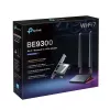 TP-Link Archer BE9300 Wi-Fi 7 Bluetooth 5.4 PCIe adapter, vidinis, belaidis, PCI Express, WLAN / Bluetooth, 9300 Mbit/s, juodas