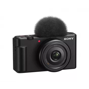 Sony ZV-1F kompaktiškas fotoaparatas su 1 colio Exmor RS CMOS jutikliu, 20,1 MP, 5472 x 3648 pikseliai, juodas