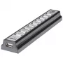 Manhattan USB-A 10 prievadų stalinis USB centras, 10x USB-A prievadai, 480 Mbps (USB 2.0), maitinimas per USB arba išoriniu maitinimo šaltiniu (neįtrauktas)