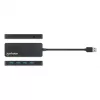 MANHATTAN USB-A 4 prievadų šakotuvas, 4x USB-A, 5 Gbps (USB 3.2 Gen1), juodas