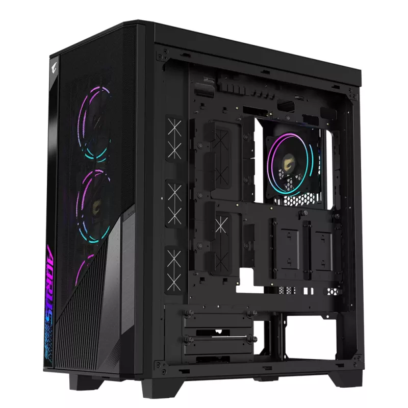 GIGABYTE GB-AC500G Midi Tower korpusas, juodas