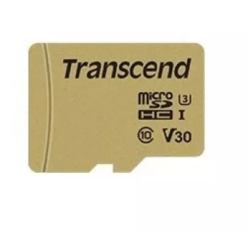 TRANSCEND MicroSDHC 500S 16GB UHS-I U3 MLC su adapteriu