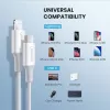 Ugreen 10493 USB C – Lightning laidas 1 m Baltas
