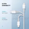 Ugreen 10493 USB C – Lightning laidas 1 m Baltas
