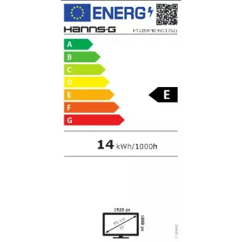 Monitorius HANNspree HT225HPB 54,6 cm (21,5 col.) Full HD LED liečiamas ekranas