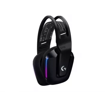 LOGITECH G733 Lightspeed belaidės RGB žaidimų ausinės, juodos