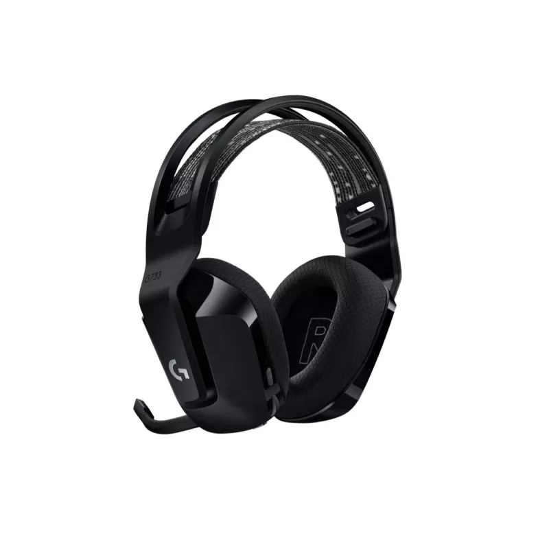 LOGITECH G733 Lightspeed belaidės RGB žaidimų ausinės, juodos
