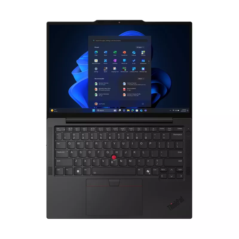 Nešiojamas kompiuteris Lenovo ThinkPad X13 Gen 6 (Intel) — Intel Core Ultra 7 255U, 13,3 colio WUXGA, 32 GB LPDDR5x, 1 TB SSD, 5G, Windows 11 Pro, juodas