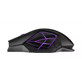 Pelinė ASUS ROG Spatha X, belaidė, dešinei rankai, RF 2.4 GHz + USB-C, optinė, 19000 DPI