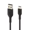 USB kabelis Belkin CAB001BT1MBK 1m USB A USB C juodas