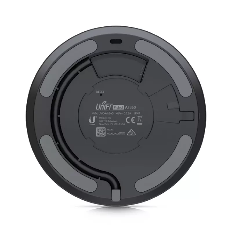 UBIQUITI NETWORKS AI 360 kupolinė IP apsaugos kamera, vidaus ir lauko, 1920×1920 pikseliai, lubų montavimui