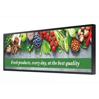Samsung SH37C panoraminis dizainas 94 cm (37 colių) LCD Wi-Fi 700 cd/m² Juoda Tizen 7.0 24/7