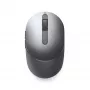 DELL Pro Plus Compact Mouse - MS5120W - Titan Gray, ambidextrinė, optinė, RF belaidis + Bluetooth, 1600 DPI, pilka, titano