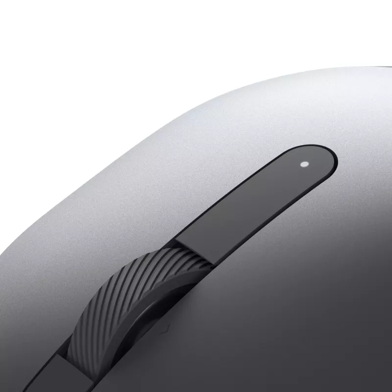 DELL Pro Plus Compact Mouse - MS5120W - Titan Gray, ambidextrinė, optinė, RF belaidis + Bluetooth, 1600 DPI, pilka, titano